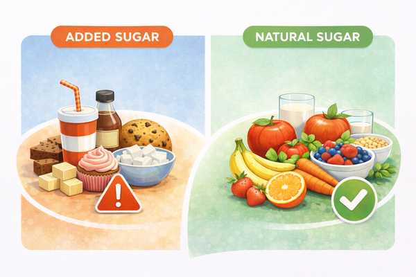 How to Understand Added Sugar vs Natural Sugar